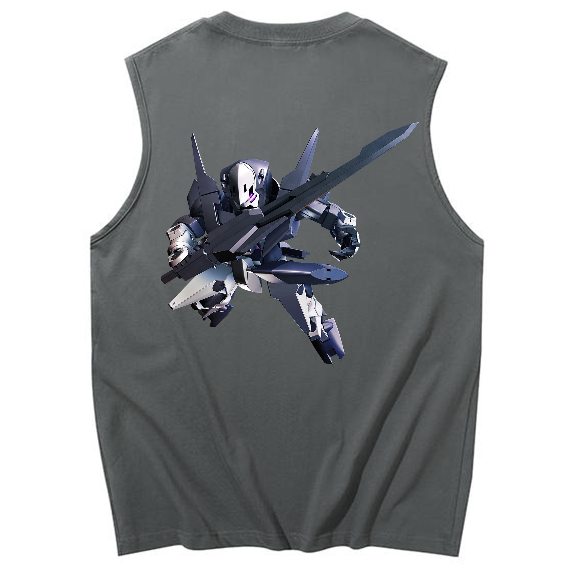 （画像用） 機動戦士ガンダム Mobile Suit Gundam コットン100％タンクトップ（背面プリント）